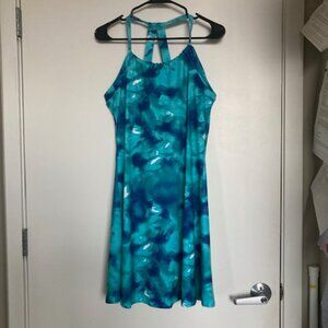 Spandex halter dress M